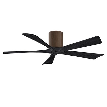 Matthews Fan Co Walnut Tone Ceiling Fan IR5H-WN-BK-52
